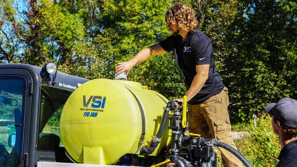 Mixing a Load in a VSI Jet Agitated Hydroseeder